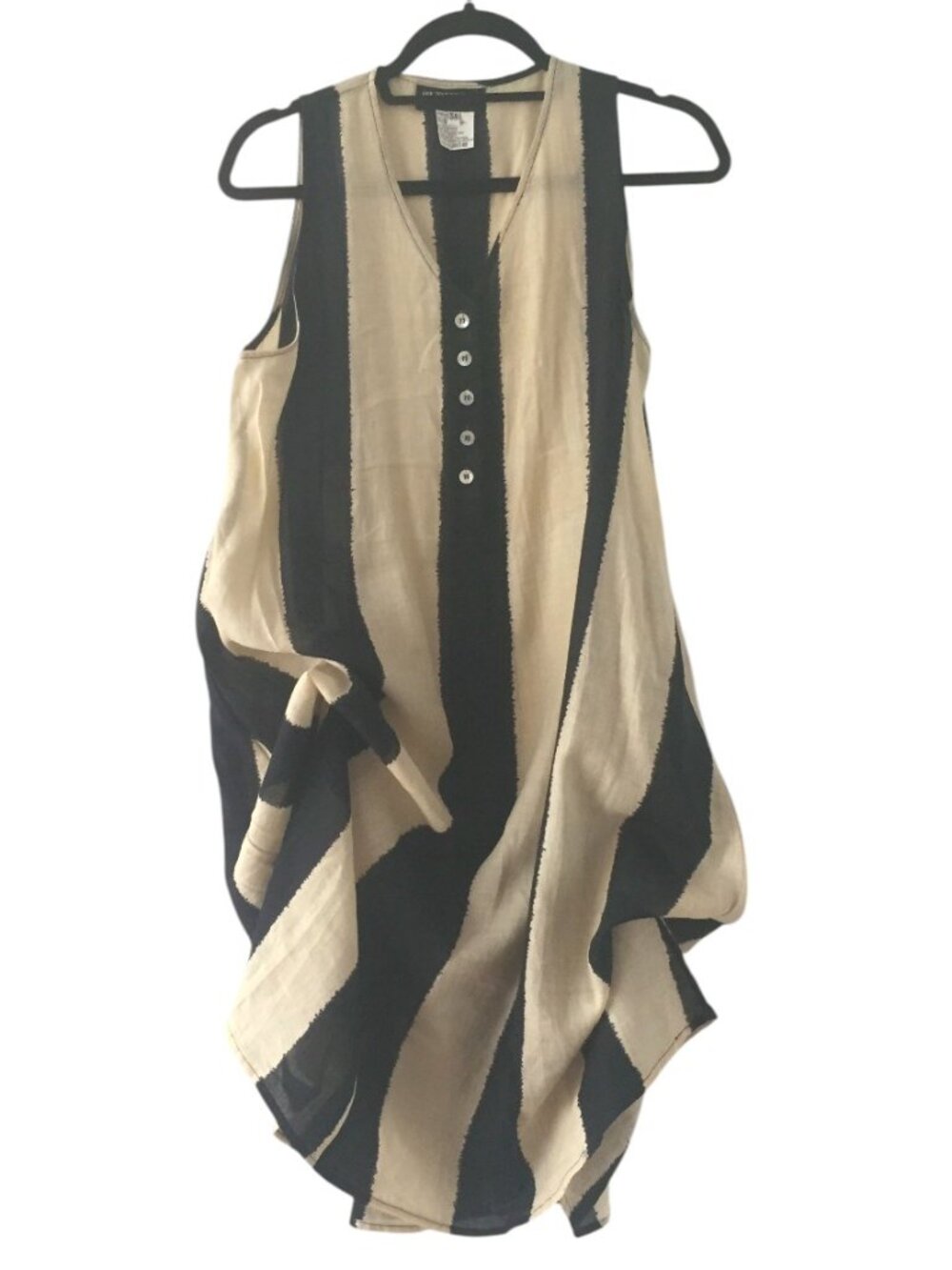 Ann Demeulemeester • Vintage Tie-Dye Linen Coverup